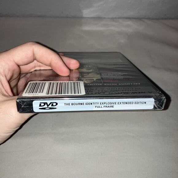 Dvd Sealed New The Bourne Identity Full Screen Extended Edition Universal Damon - Picture 3 of 3